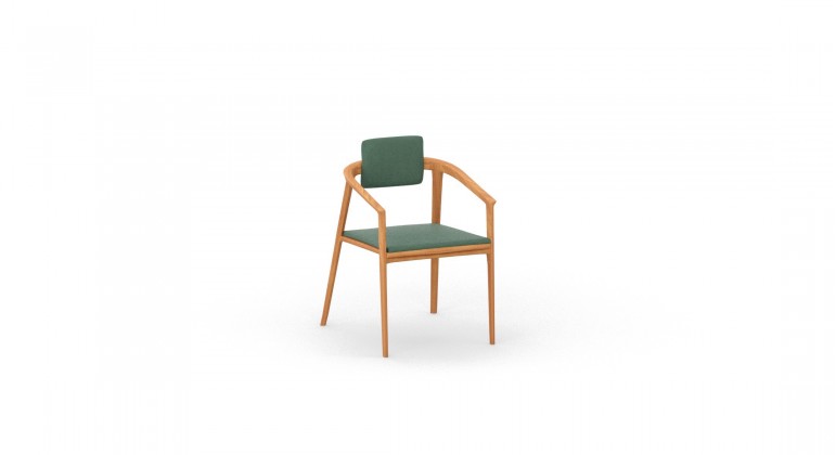 Monako krzesło teak Lux