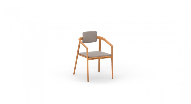 Monako krzesło teak Lux